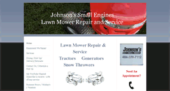 Desktop Screenshot of johnsonssmallengines.com